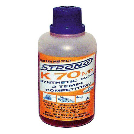 OLIO PER MISCELA 2T SINTETICO K70 100 ML STRONG - Bricocenter