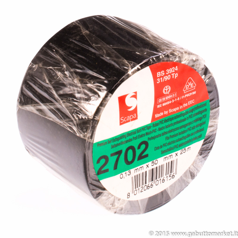 NASTRO ISOLANTE 15 mm 10 m colore GRIGIO – 2702 SCAPA – il tuo shopping su