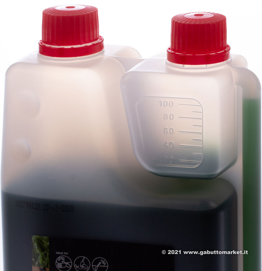 OLIO PER MISCELA CON DOSATORE 2T STIGA SINTETICO 100% JASO FD-API  TC-ISO-L-EGD-GLOBAL GD LT. 1