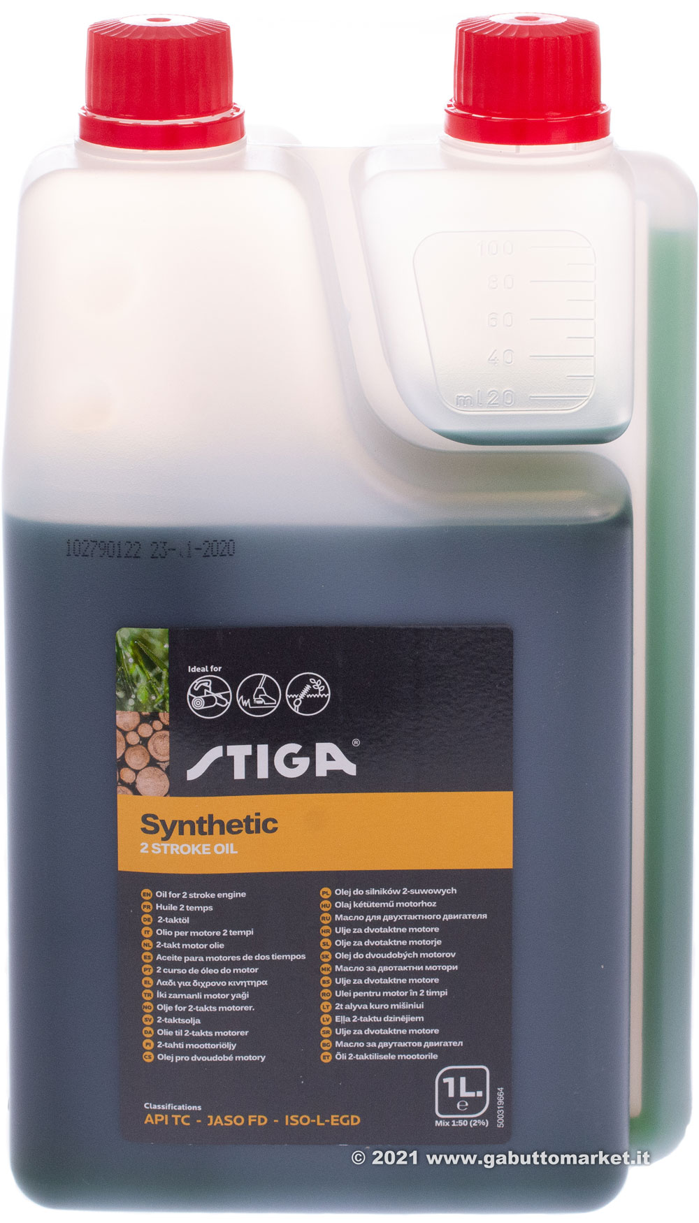 ACEITE Stiga 100% SINTETICO Motores 2 Tiempos