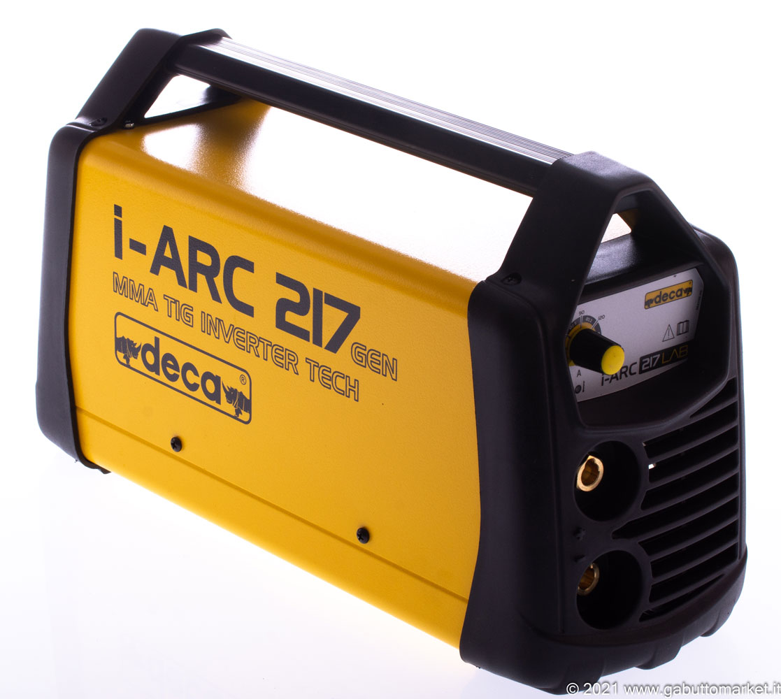 SALDATRICI DECA I-ARC 217 GEN 170A MMA / TIG SCRATCH PER MOTOGENERATORI